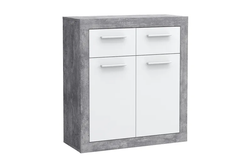 Mohaned Rektangulær Skjenk 34x83 cm i Tre, Hvit