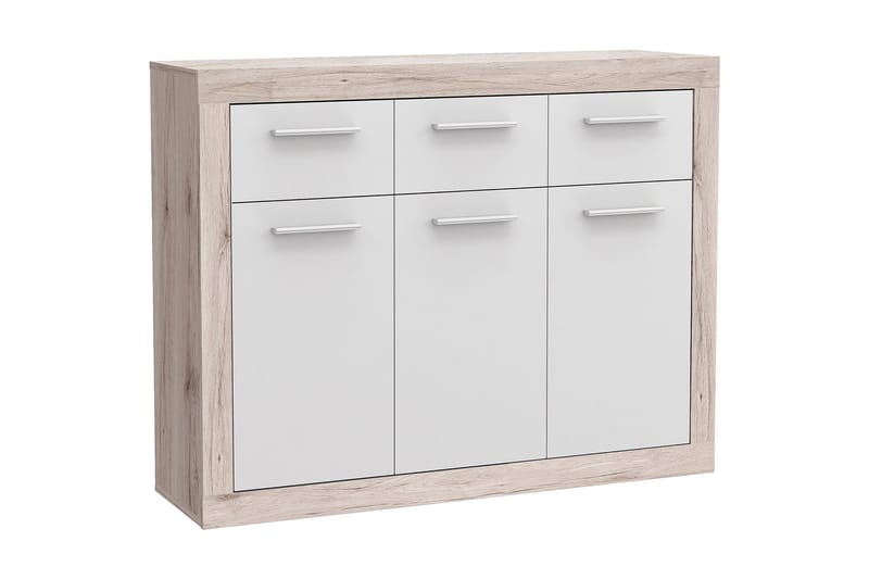 Mohaned Skjenk 34x118 cm - Brun / Hvit - Oppbevaring - Oppbevaringsmøbler - Sideboard & skjenker