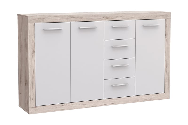 Mohaned Skjenk 34x153 cm - Brun / Hvit - Sideboard & skjenker