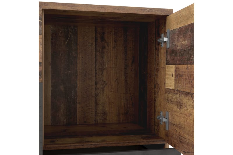 Montert Skjenk 125x96 cm - Grå / Brun - Oppbevaring - Oppbevaringsmøbler - Sideboard & skjenker