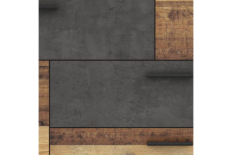 Montert Skjenk 125x96 cm - Grå / Brun - Oppbevaring - Oppbevaringsmøbler - Sideboard & skjenker