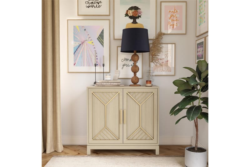 Neely Skjenk 85,3x40,1 cm Beige - Dorel Home - Oppbevaring - Oppbevaringsmøbler - Sideboard & skjenker