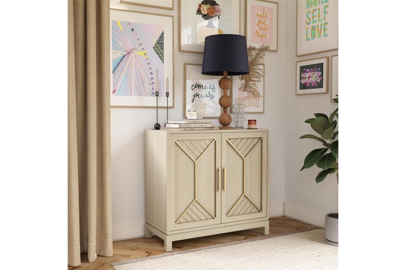 Neely Skjenk 85,3x40,1 cm Beige - Dorel Home - Oppbevaring - Oppbevaringsmøbler - Sideboard & skjenker