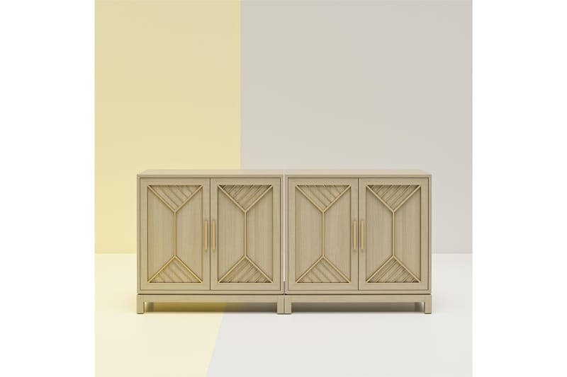 Neely Skjenk 85,3x40,1 cm Beige - Dorel Home - Oppbevaring - Oppbevaringsmøbler - Sideboard & skjenker