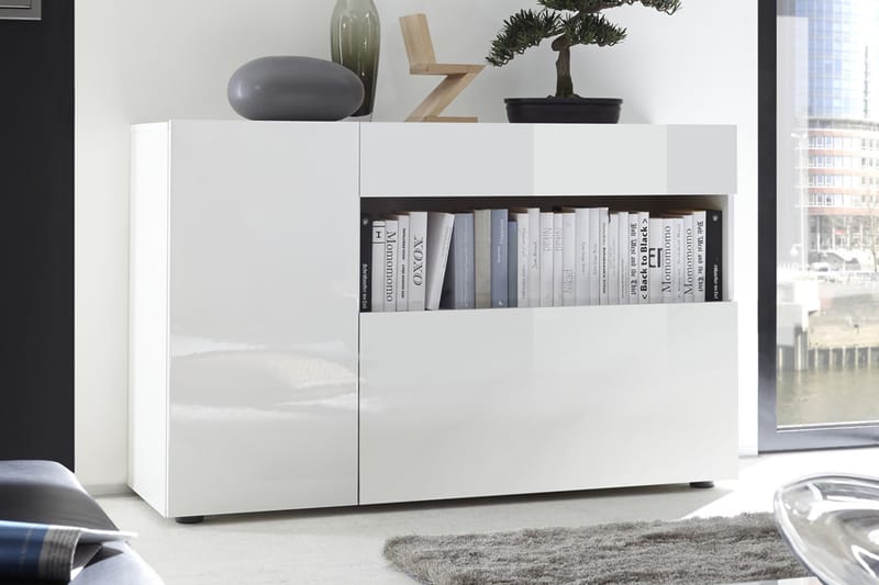 Nicery Sideboard 130 cm - Hvit - Oppbevaring - Oppbevaringsmøbler - Sideboard & skjenker