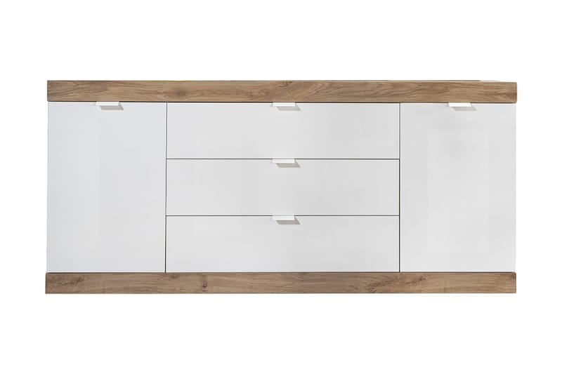Nicery Sideboard 180 cm - Hvit/Brun - Oppbevaring - Oppbevaringsmøbler - Sideboard & skjenker