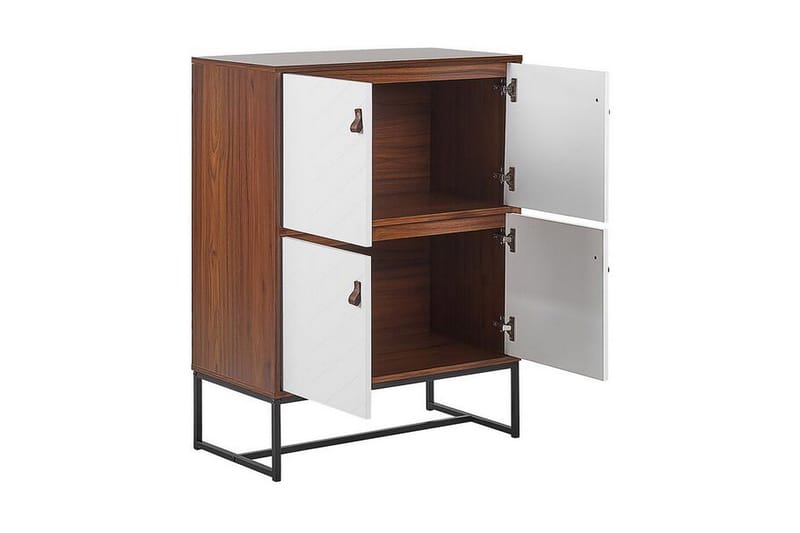 Nueva Skjenk 76x39 cm - Mørkebrun/Hvit - Oppbevaring - Oppbevaringsmøbler - Sideboard & skjenker