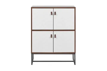 Nueva Skjenk 76x39 cm - Mørkebrun/Hvit - Oppbevaring - Oppbevaringsmøbler - Sideboard & skjenker