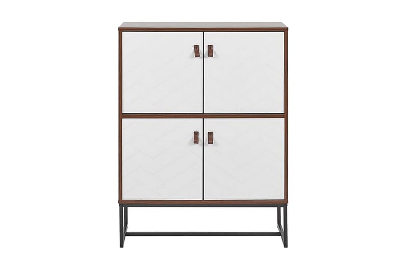 Nueva Skjenk 76x39 cm - Mørkebrun/Hvit - Oppbevaring - Oppbevaringsmøbler - Sideboard & skjenker