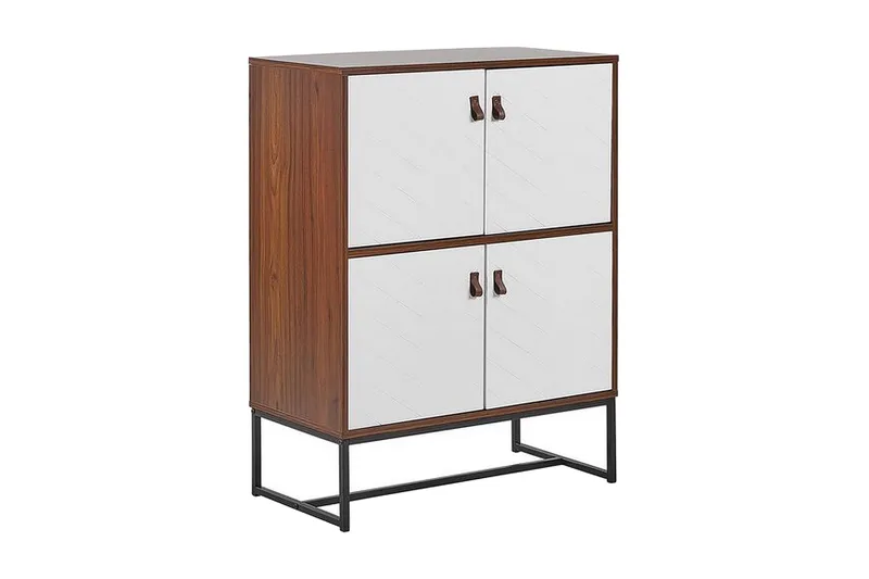 Nueva Skjenk 76x39 cm - Mørkebrun/Hvit - Oppbevaring - Oppbevaringsmøbler - Sideboard & skjenker