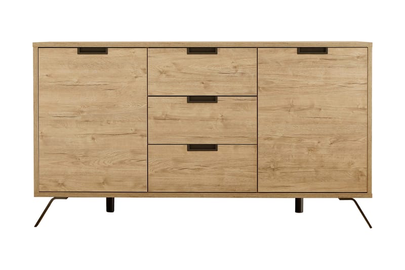 Palma Skjenk 156 cm 2 Dører 3 Skuffer - Eik - Sideboard & skjenker