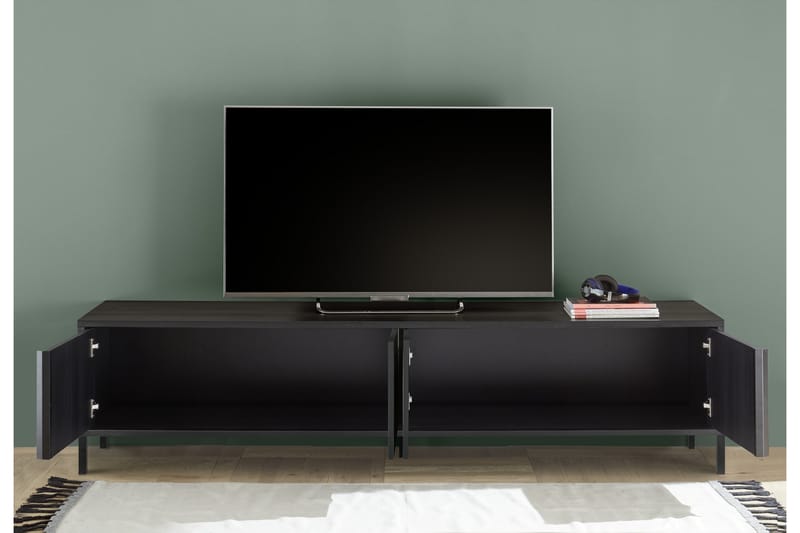 Parona Skjenk 206x40 cm - Svart - Oppbevaring - Oppbevaringsmøbler - Sideboard & skjenker