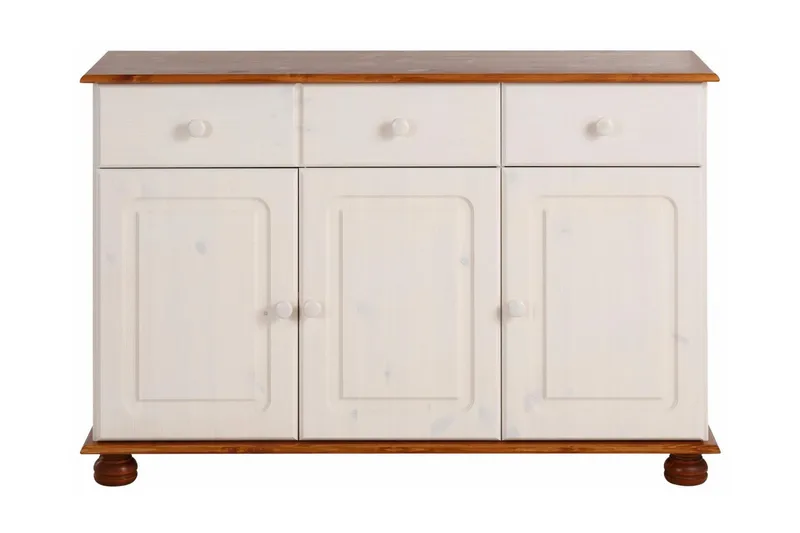 Remiel Sjenk 118 cm - Hvit / Brun - Oppbevaring - Oppbevaringsmøbler - Sideboard & skjenker