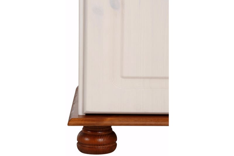 Remiel Sjenk 118 cm - Hvit / Brun - Oppbevaring - Oppbevaringsmøbler - Sideboard & skjenker