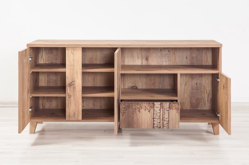Sapphira Skjenk Bjørk/Sjø - Beige/Lysebrun - Oppbevaring - Oppbevaringsmøbler - Sideboard & skjenker