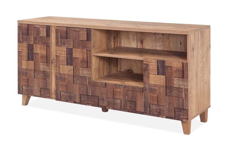 Sapphira Skjenk Flettemønster - Mørkebrun - Oppbevaring - Oppbevaringsmøbler - Sideboard & skjenker