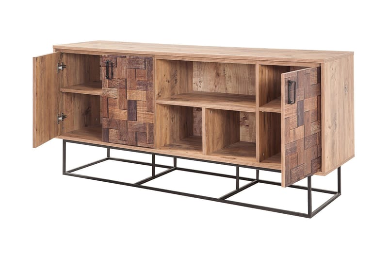 Sapphira Skjenk Flettet - Mørkebrun - Oppbevaring - Oppbevaringsmøbler - Sideboard & skjenker