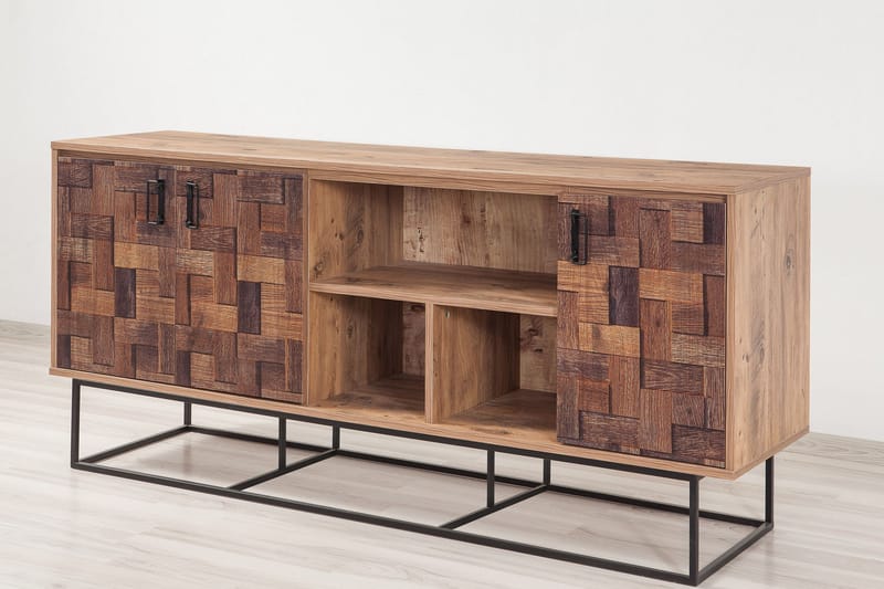 Sapphira Skjenk Flettet - Mørkebrun - Oppbevaring - Oppbevaringsmøbler - Sideboard & skjenker