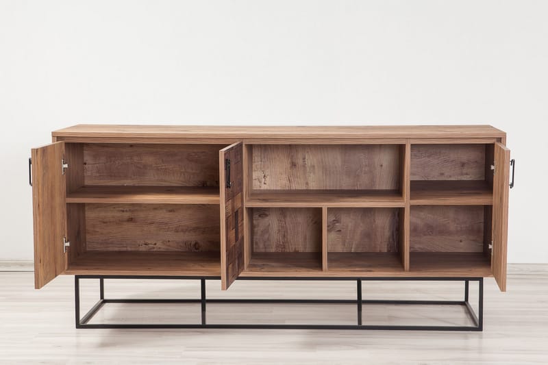 Sapphira Skjenk Flettet - Mørkebrun - Oppbevaring - Oppbevaringsmøbler - Sideboard & skjenker