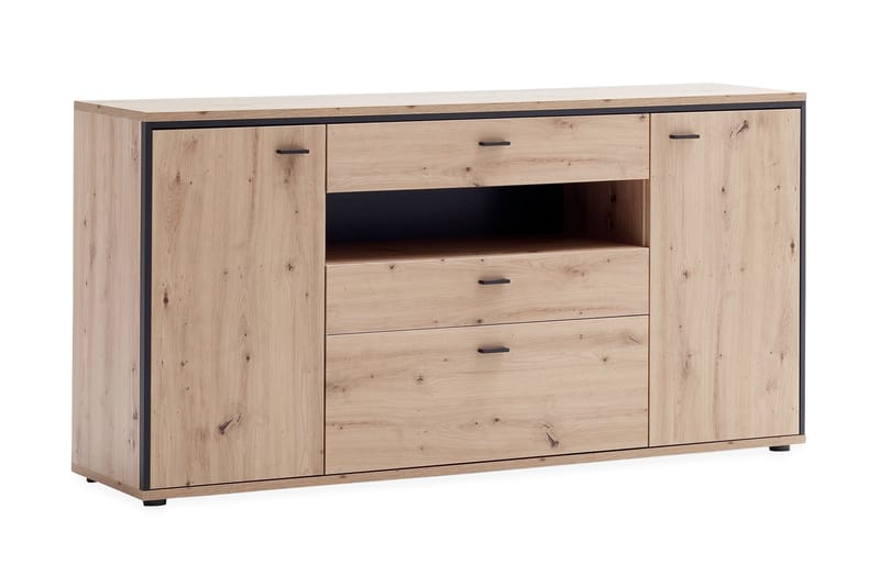 Shaginaw Skjenk 183 cm - Eik/ Antrasitt - Oppbevaring - Oppbevaringsmøbler - Sideboard & skjenker