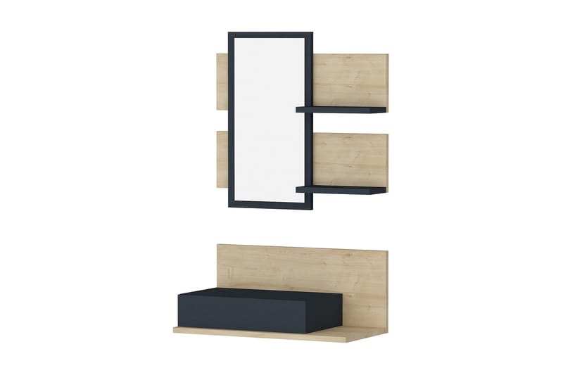 Shalice Sideboard 60 cm - Eik|Antrasitt - Sideboard & skjenker