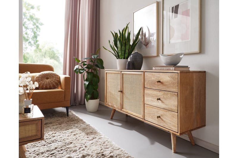 Sideboard & skänk Wohnling Brun - Oppbevaring - Oppbevaringsmøbler - Sideboard & skjenker