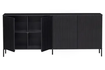 Sideboard og skjenk Hemlinge skjenk 44x200 cm Svart - Oppbevaring - Oppbevaringsmøbler - Sideboard & skjenker