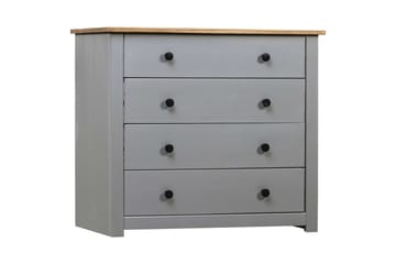 Sideskap grå 80x40x73 cm furu Panama Range - Grå - Oppbevaring - Oppbevaringsmøbler - Sideboard & skjenker