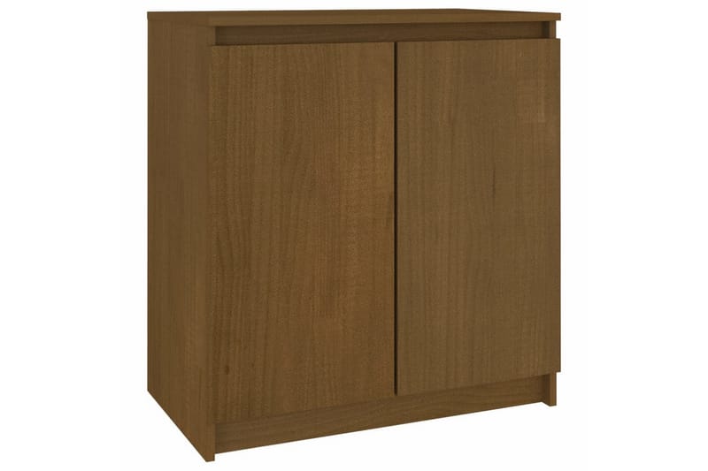 Sideskap honningbrun 60x36x65 cm heltre furu - Brun - Oppbevaring - Oppbevaringsmøbler - Sideboard & skjenker