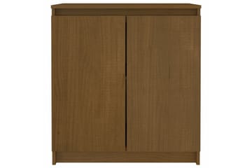 Sideskap honningbrun 60x36x65 cm heltre furu - Brun - Oppbevaring - Oppbevaringsmøbler - Sideboard & skjenker