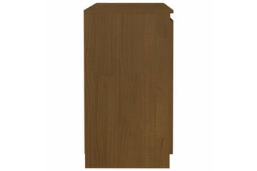Sideskap honningbrun 60x36x65 cm heltre furu - Brun - Oppbevaring - Oppbevaringsmøbler - Sideboard & skjenker