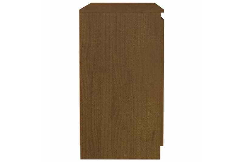Sideskap honningbrun 60x36x65 cm heltre furu - Brun - Oppbevaring - Oppbevaringsmøbler - Sideboard & skjenker