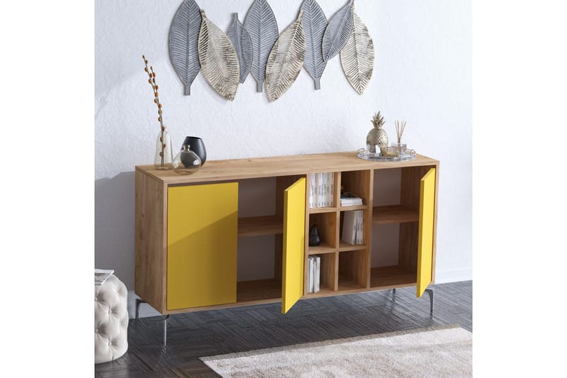 Sidobord Ek|Gul - Oppbevaring - Oppbevaringsmøbler - Sideboard & skjenker