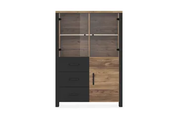 Skarebol TV-møbelsett - Svart/Tre/Natur - Oppbevaring - Oppbevaringsmøbler - Sideboard & skjenker