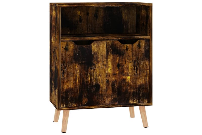 Skjenk 60x30x72 cm sponplate røkt eik - Brun - Sideboard & skjenker