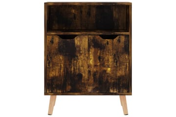 Skjenk 60x30x72 cm sponplate røkt eik - Brun - Oppbevaring - Oppbevaringsmøbler - Sideboard & skjenker