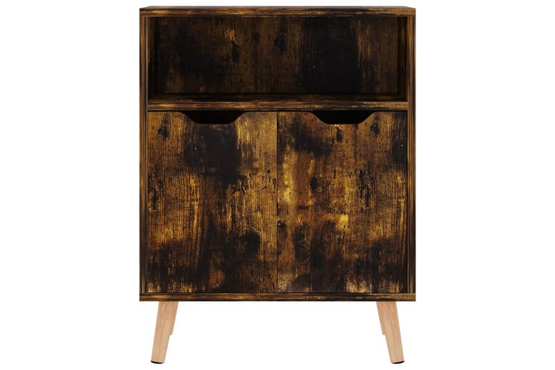 Skjenk 60x30x72 cm sponplate røkt eik - Brun - Sideboard & skjenker