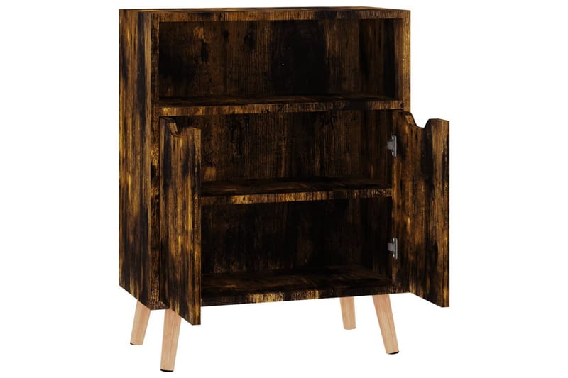 Skjenk 60x30x72 cm sponplate røkt eik - Brun - Sideboard & skjenker