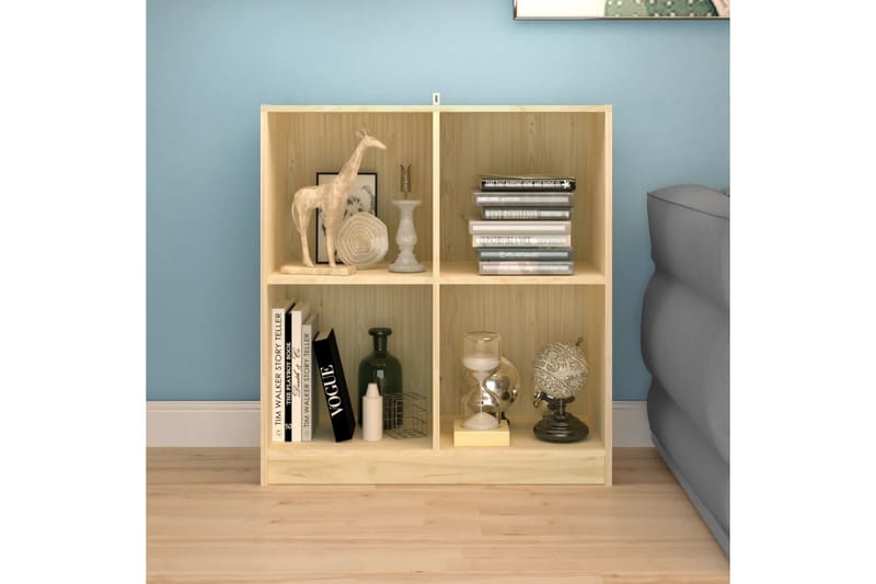 Skjenk 70x33x76 cm heltre furu - Brun - Oppbevaring - Oppbevaringsmøbler - Sideboard & skjenker