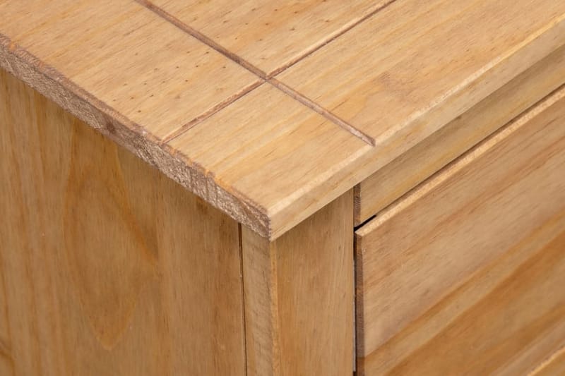 Skjenk 93x40x80 cm heltre furu Panama Range - Brun - Oppbevaring - Oppbevaringsmøbler - Sideboard & skjenker