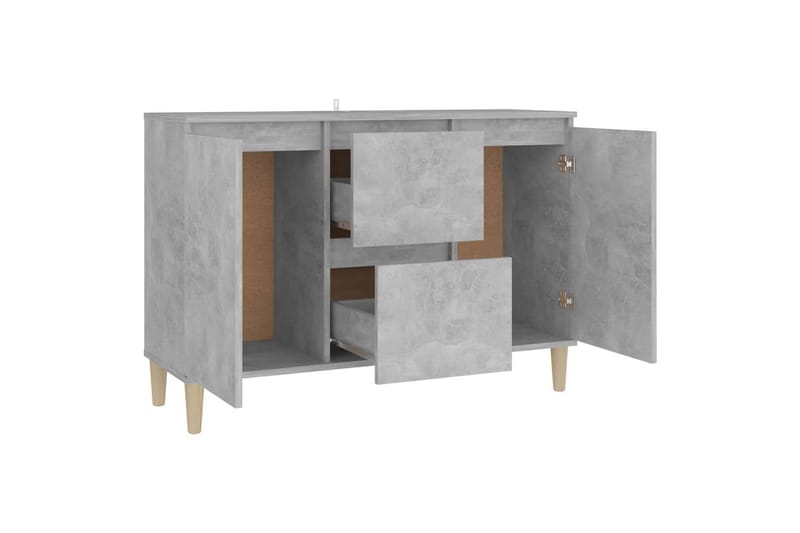 Skjenk betonggrå 103,5x35x70 cm sponplate - Grå - Oppbevaring - Oppbevaringsmøbler - Sideboard & skjenker