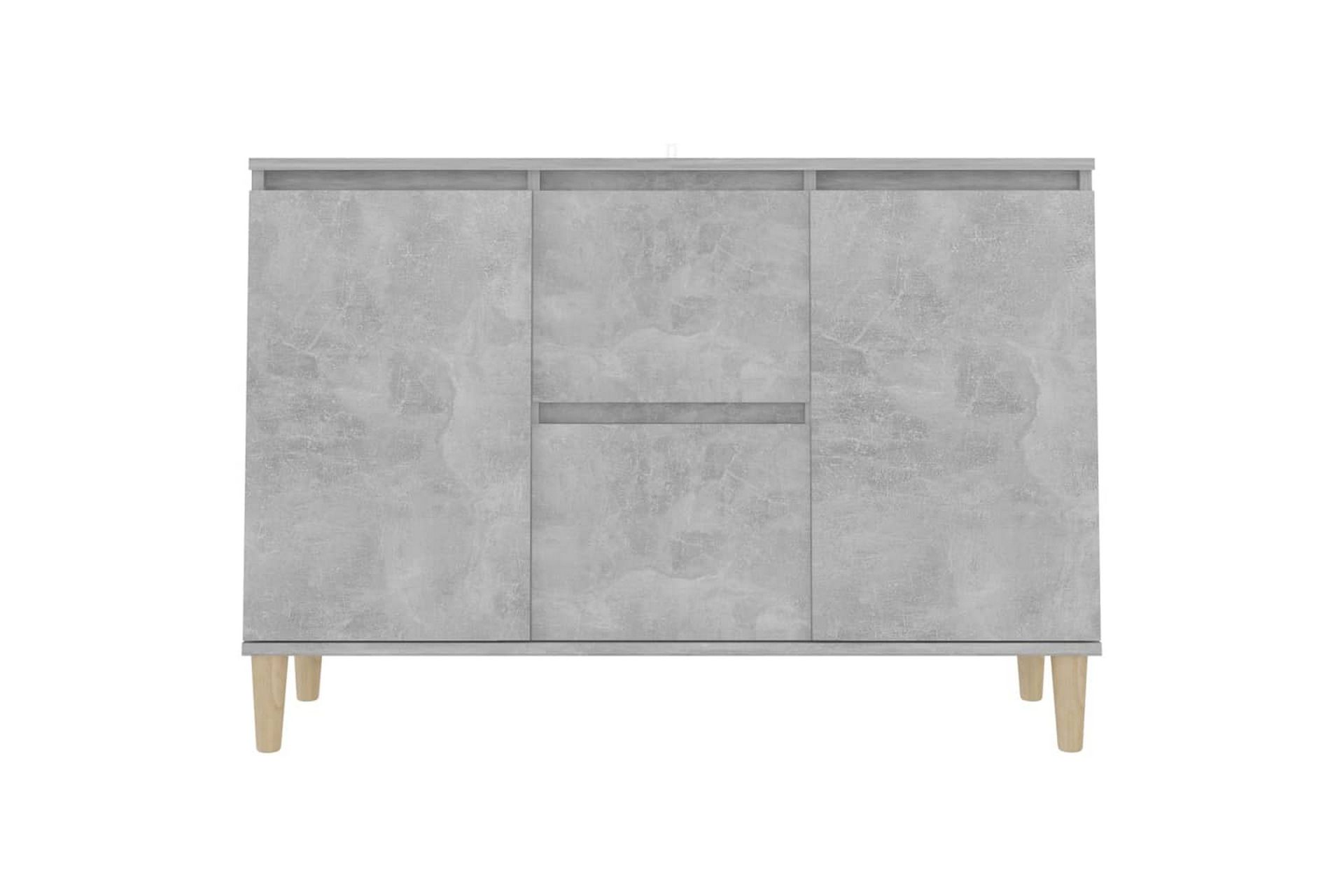 Skjenk betonggrå 103,5x35x70 cm sponplate - Grå - Oppbevaring - Oppbevaringsmøbler - Sideboard & skjenker