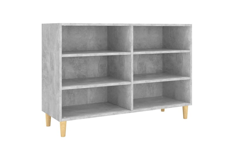 Skjenk betonggrå 103,5x35x70 cm sponplate - Grå - Sideboard & skjenker