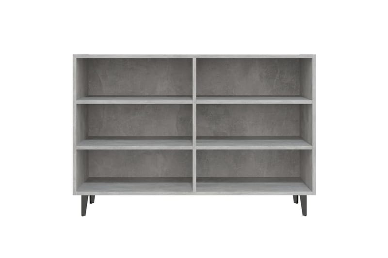 Skjenk betonggrå 103,5x35x70 cm sponplate - Grå - Oppbevaring - Oppbevaringsmøbler - Sideboard & skjenker