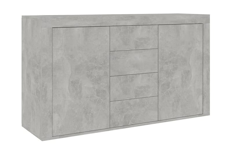 Skjenk betonggrå 120x36x69 cm sponplate - Sideboard & skjenker