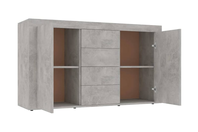 Skjenk betonggrå 120x36x69 cm sponplate - Sideboard & skjenker