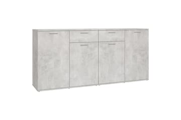 Skjenk betonggrå 160x36x75 cm sponplate - Grå - Oppbevaring - Oppbevaringsmøbler - Sideboard & skjenker