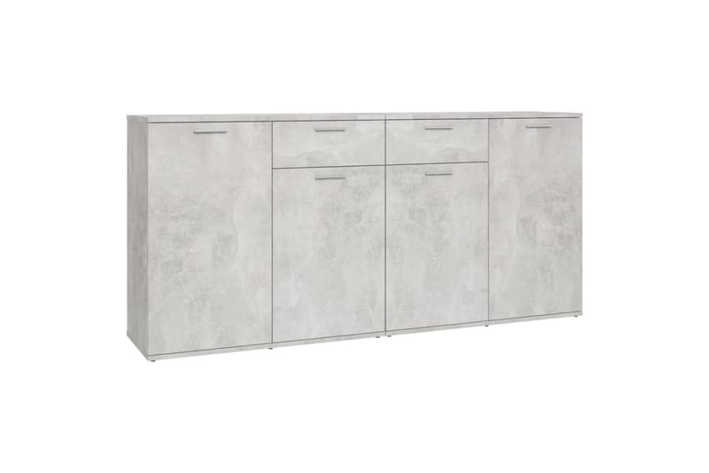 Skjenk betonggrå 160x36x75 cm sponplate - Grå - Sideboard & skjenker