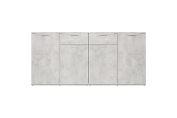 Skjenk betonggrå 160x36x75 cm sponplate - Grå - Oppbevaring - Oppbevaringsmøbler - Sideboard & skjenker