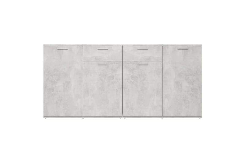 Skjenk betonggrå 160x36x75 cm sponplate - Grå - Oppbevaring - Oppbevaringsmøbler - Sideboard & skjenker